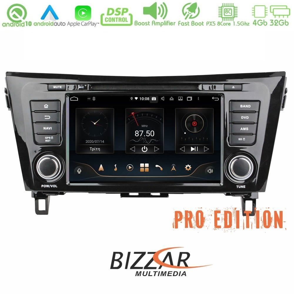 Bizzar Pro Edition Nissan Qashqai J11 & X-Trail T32 Android 10 8Core Multimedia Station