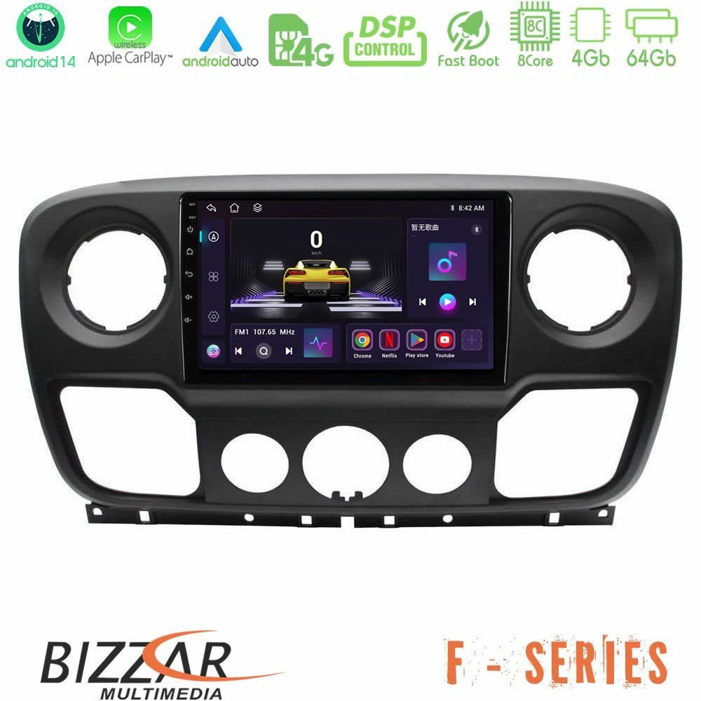 Bizzar F Series 8Core Android14 4+64GB Renault/Nissan/Opel Navigation Multimedia Tablet 10" Με Carplay & Android Auto