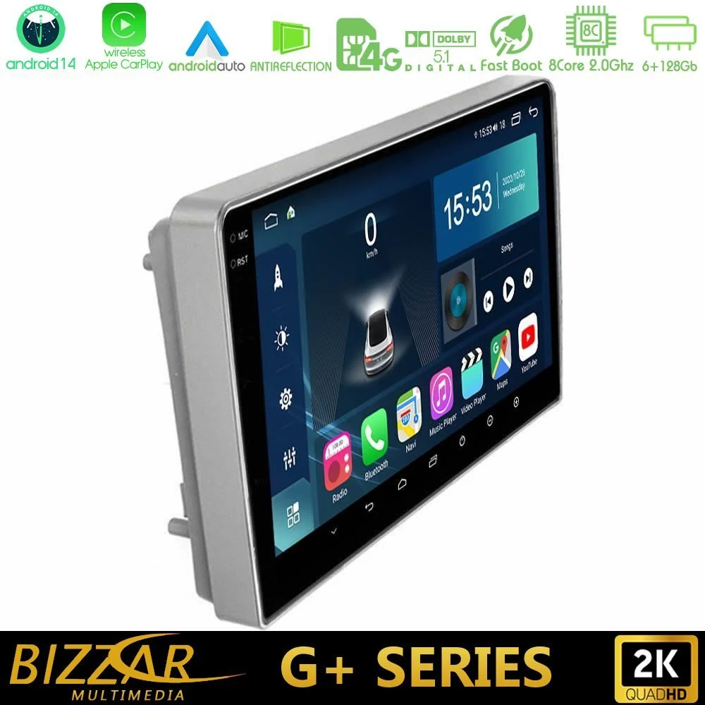 Bizzar G+ Series Opel Astra/Corsa/Antara/Zafira 8core Android14 6+128GB Navigation Multimedia Tablet 9"