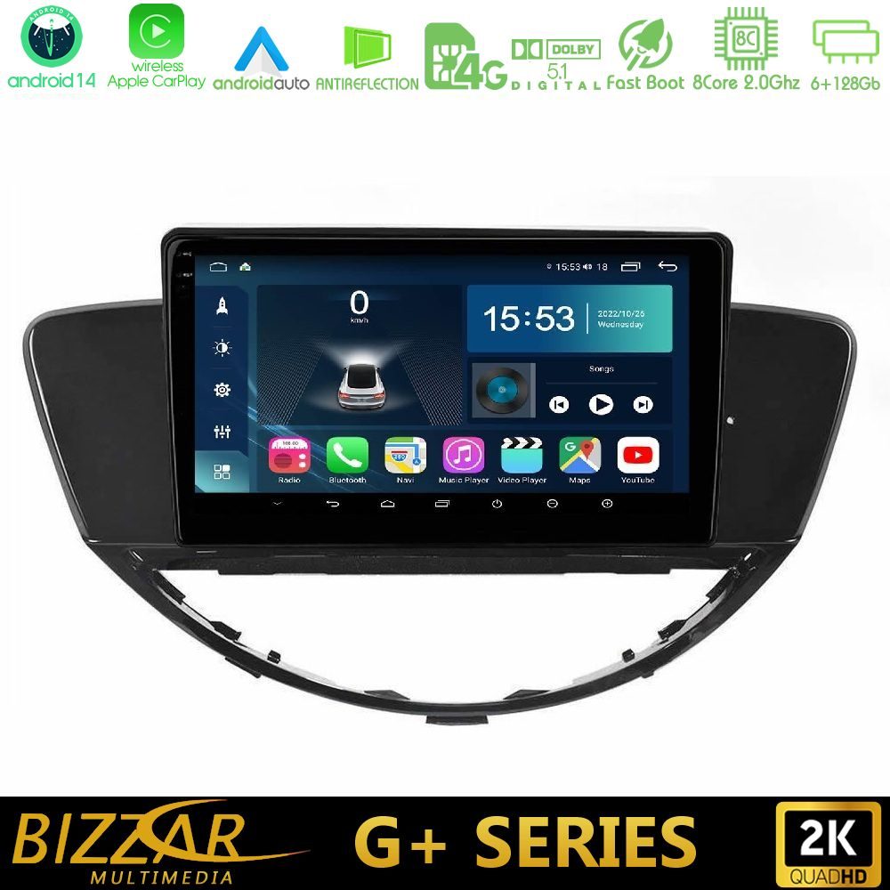Bizzar G+ Series Subaru Tribeca 2007-2014 8core Android14 6+128GB Navigation Multimedia Tablet 9"