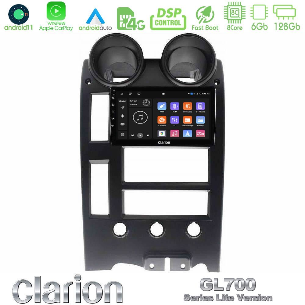 Clarion GL700 Lite Series Hummer H2 2002-2007 8Core Android11 6+128GB Navigation Multimedia Tablet 9" Με Carplay & Android Auto