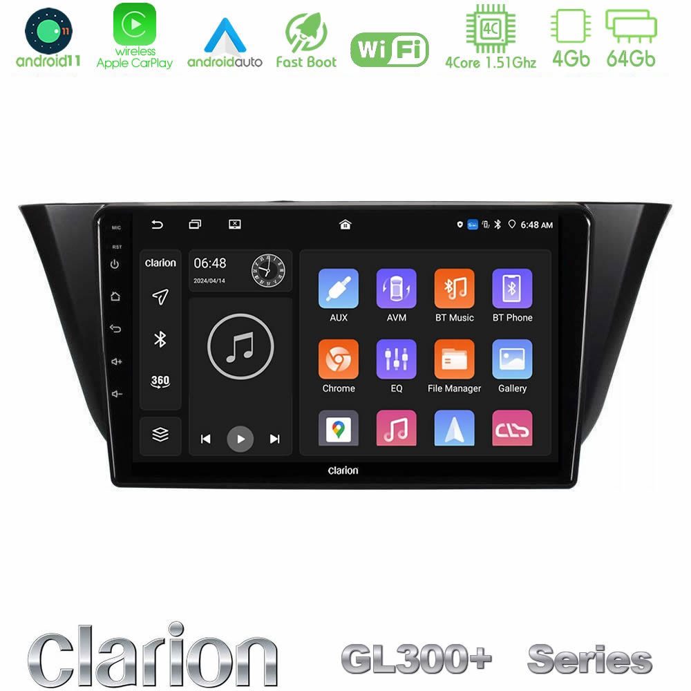 Clarion GL300+ Series 4Core Android11 4+64GB Iveco Daily 2014-2025 Navigation Multimedia Tablet 9" Clarion GL300+ Series 4Core Android11 4+64GB Iveco Daily 2014-2025 Navigation Multimedia Tablet 9"