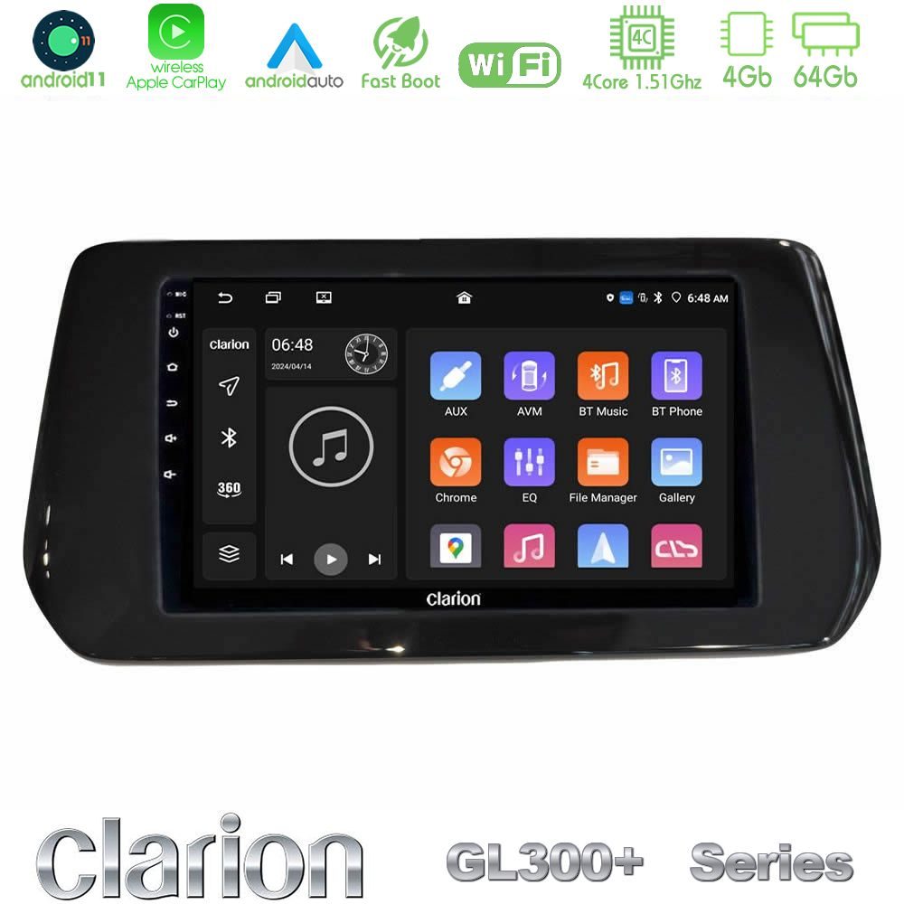 Clarion GL300+ Series 4Core Android11 4+64GB Suzuki Swift 2024-> Navigation Multimedia Tablet 9" Clarion GL300+ Series 4Core Android11 4+64GB Suzuki Swift 2024-> Navigation Multimedia Tablet 9"