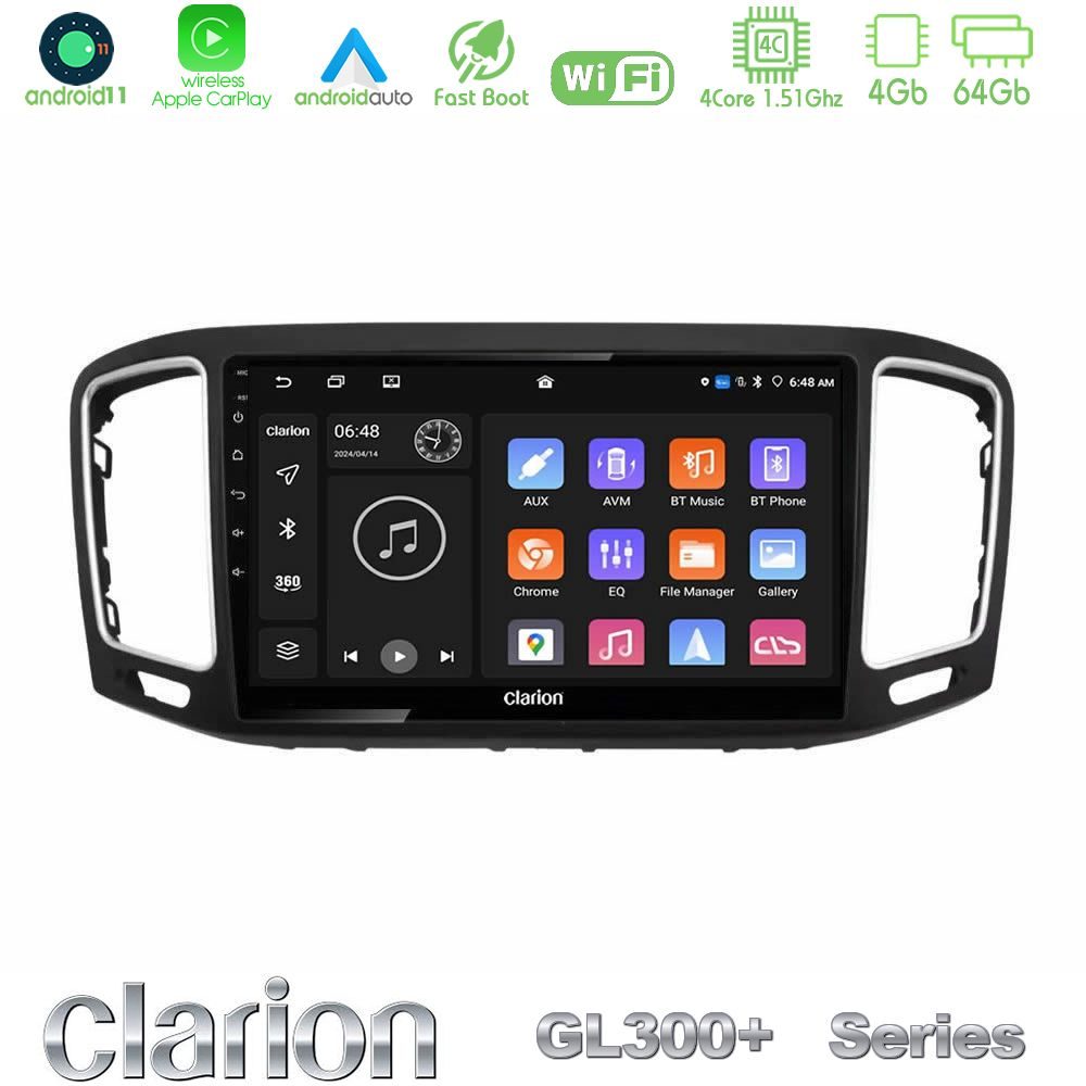 Clarion GL300+ Series 4Core Android11 4+64GB VW Sharan 2010-2015 Navigation Multimedia Tablet 9" Clarion GL300+ Series 4Core Android11 4+64GB VW Sharan 2010-2015 Navigation Multimedia Tablet 9"