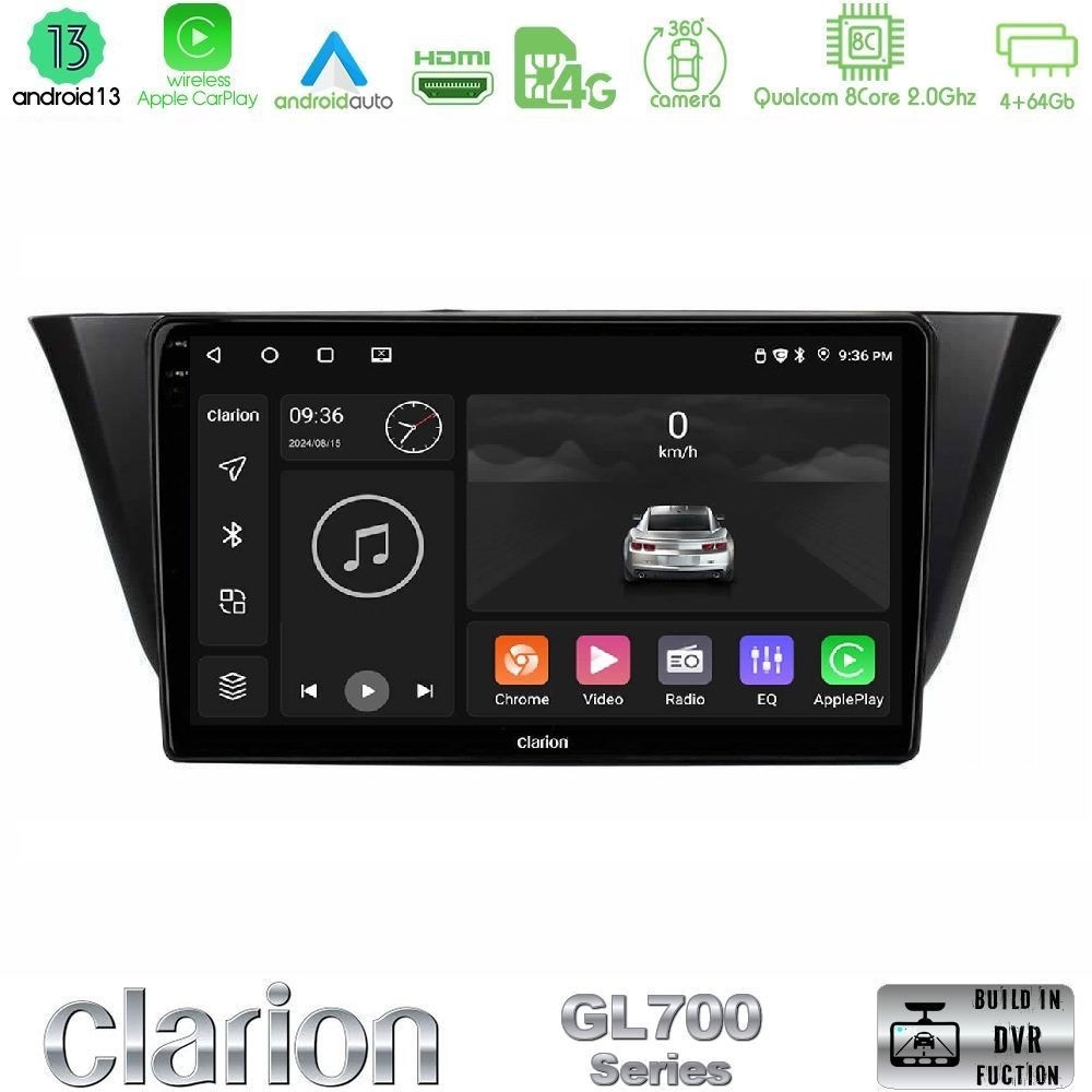 Clarion GL700 Series 8Core Android13 4+64GB Iveco Daily 2014-2025 Navigation Multimedia Tablet 9" Με Carplay & Android Auto Clarion GL700 Series 8Core Android13 4+64GB Iveco Daily 2014-2025 Navigation Multimedia Tablet 9" Με Carplay & Android Auto