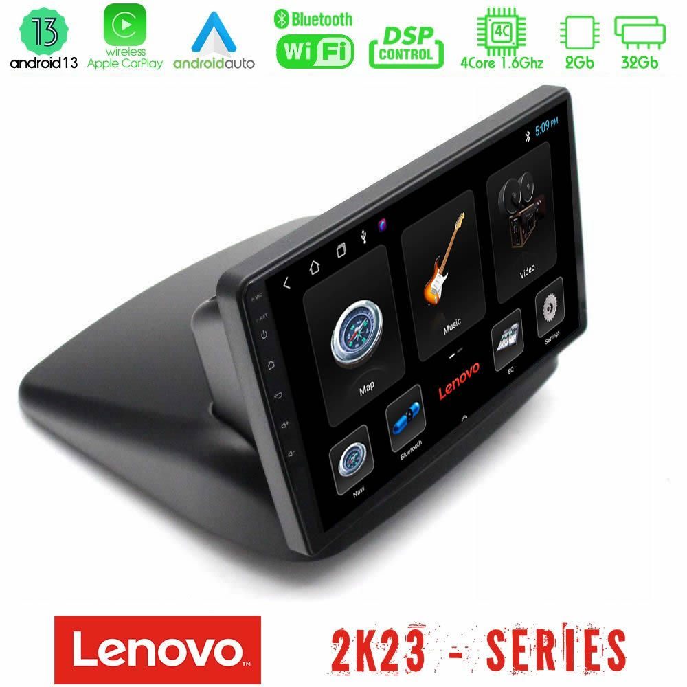 Lenovo Car Pad Fiat Doblo 2002 – 2009 4Core Android 13 2+32GB Navigation Multimedia Tablet 10"