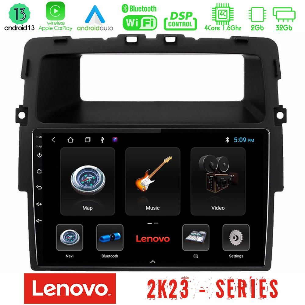 Lenovo Car Pad Renault/Nissan/Opel 4core Android 13 2+32GB Navigation Multimedia Tablet 10"