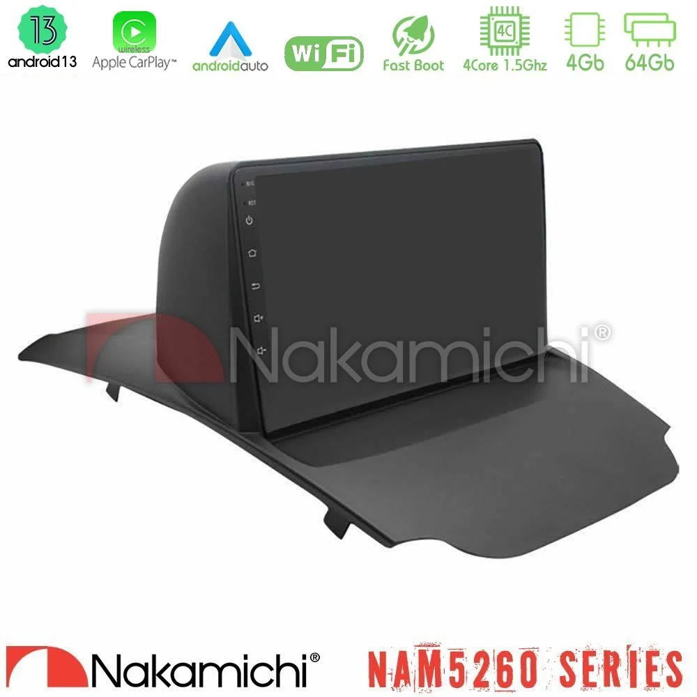 Nakamichi NAM5260 Series 4Core Android13 4+64GB Ford Ecosport 2014-2017 Navigation Multimedia Tablet 9" Με Carplay & Android Auto