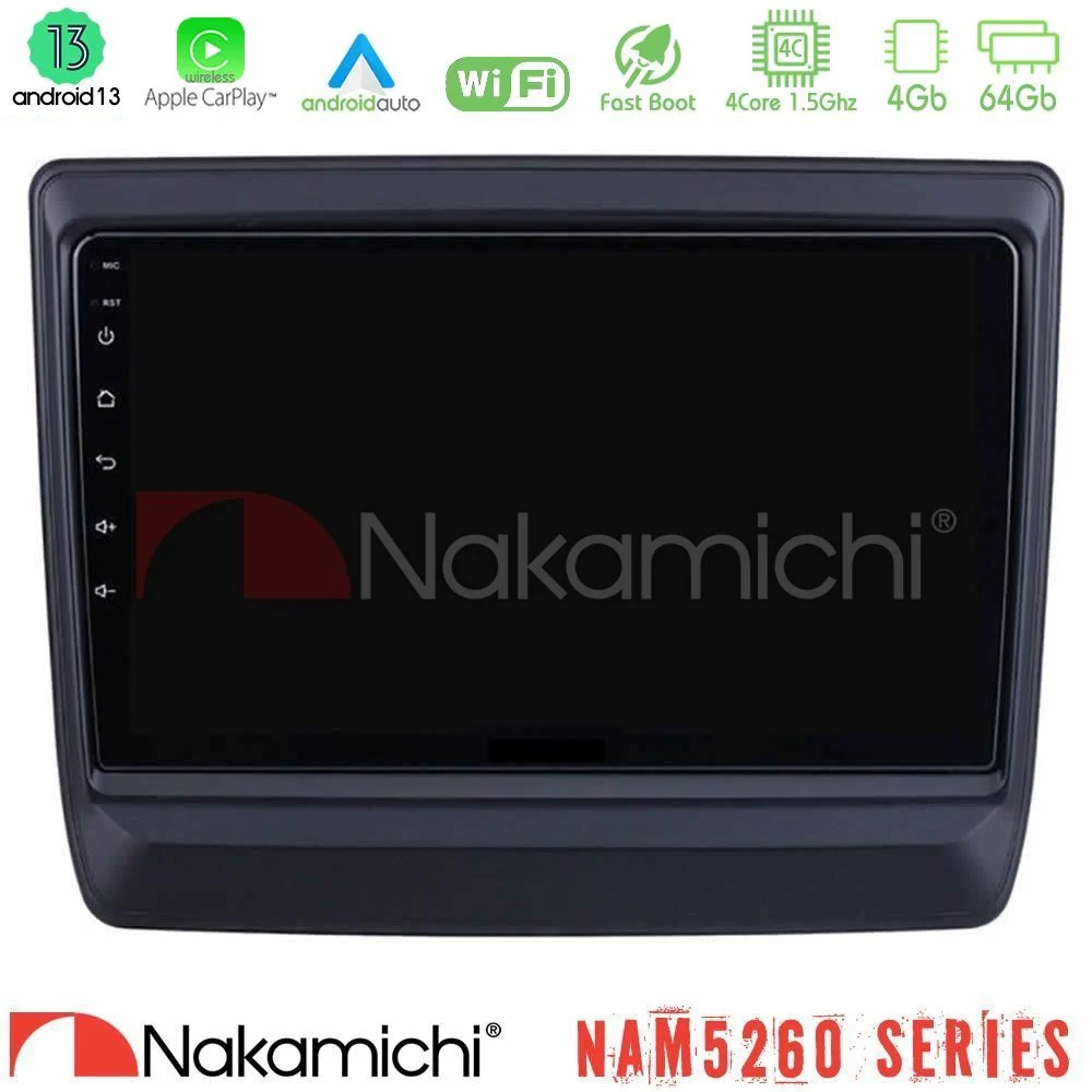 Nakamichi NAM5260 Series 4Core Android13 4+64GB Isuzu D-MAX 2020-2023 Navigation Multimedia Tablet 9" Με Carplay & Android Auto
