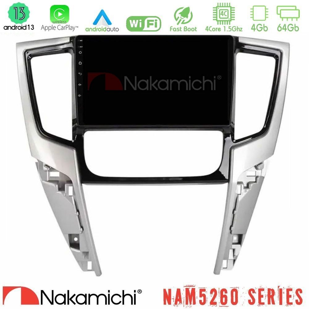 Nakamichi NAM5260 Series 4Core Android13 4+64GB Mitsubishi L200 2019-2023 Navigation Multimedia Tablet 9" Με Carplay & Android Auto