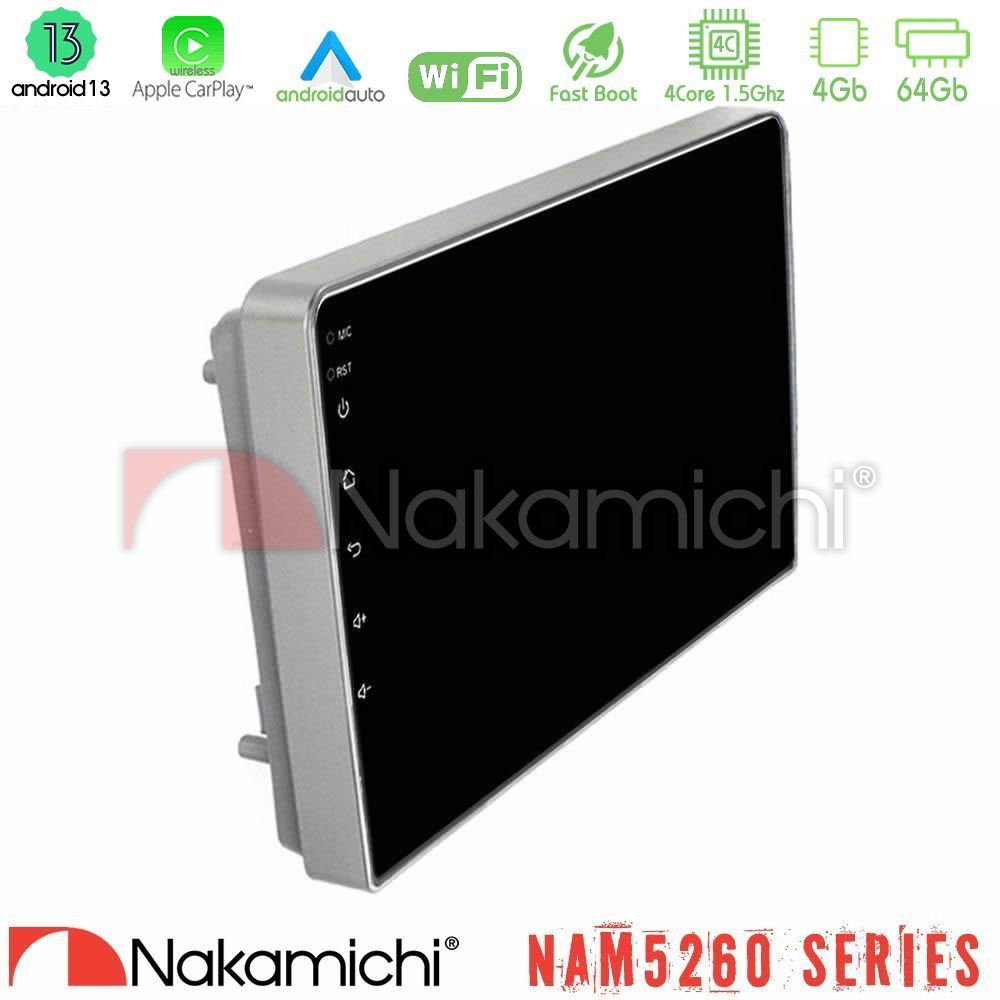 Nakamichi NAM5260 Series 4Core Android13 4+64GB Opel Astra/Corsa/Antara/Zafira Navigation Multimedia Tablet 9" Με Carplay & Android Auto