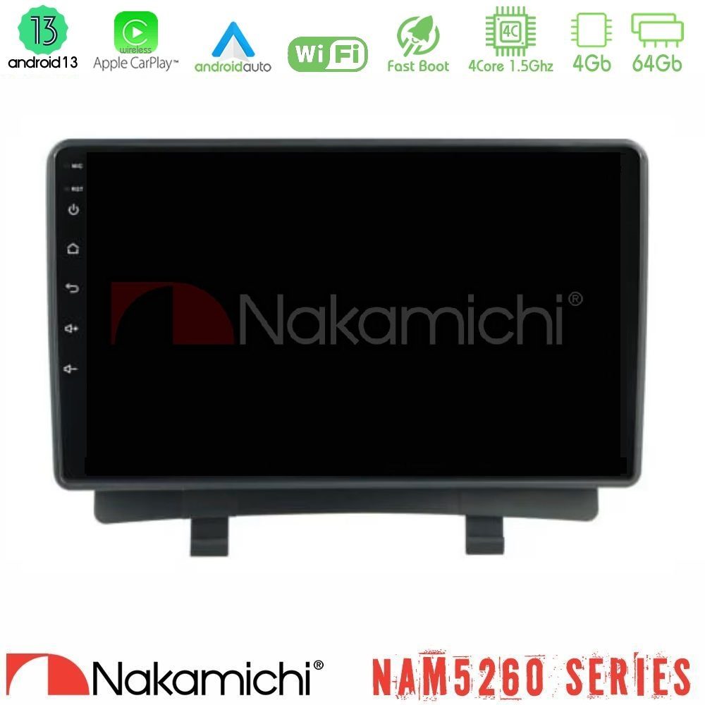 Nakamichi NAM5260 Series 4Core Android13 4+64GB Opel Zafira Navigation Multimedia Tablet 9" Με Carplay & Android Auto
