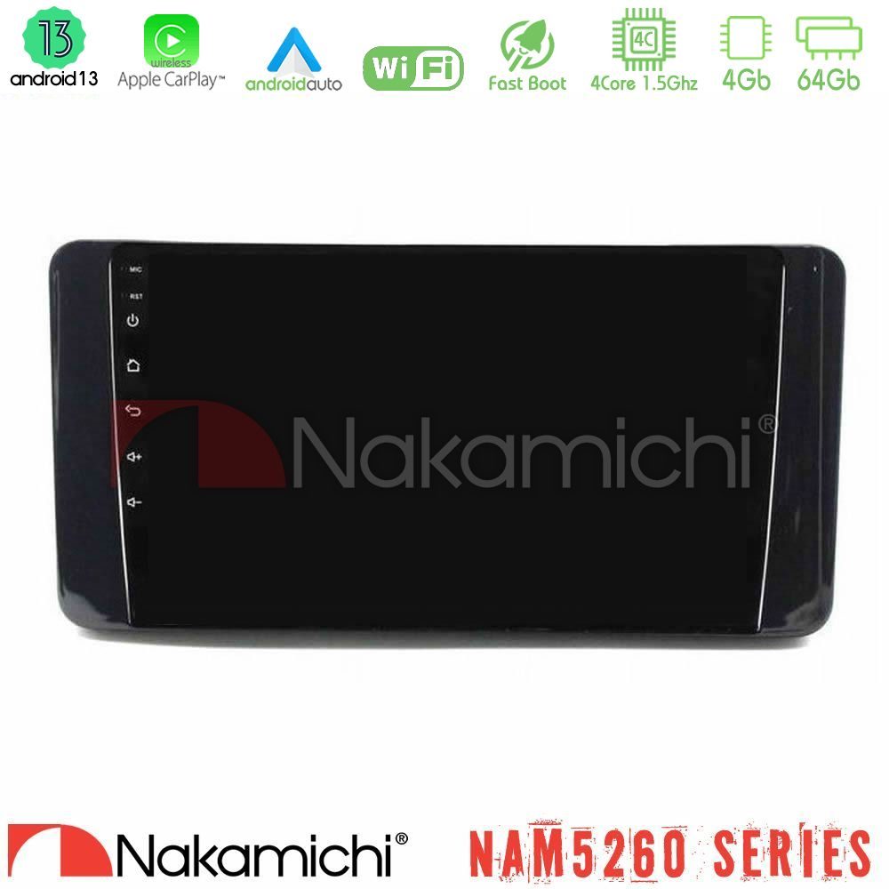 Nakamichi NAM5260 Series Skoda Kamiq 2019-2022 4Core Android13 4+64GB Navigation Multimedia Tablet 9" Με Carplay & Android Auto