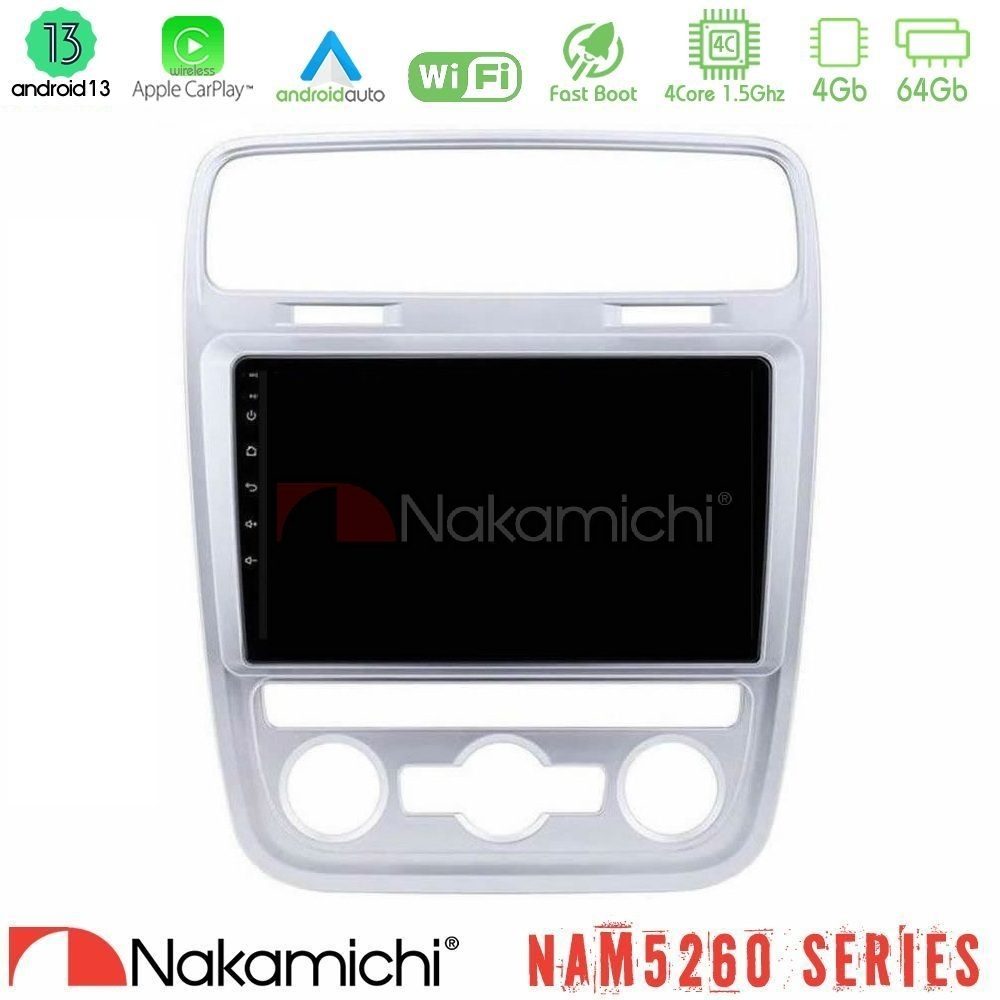 Nakamichi NAM5260 Series 4Core Android13 4+64GB VW Scirocco 2014 – 2017 Navigation Multimedia Tablet 9" Με Carplay & Android Auto