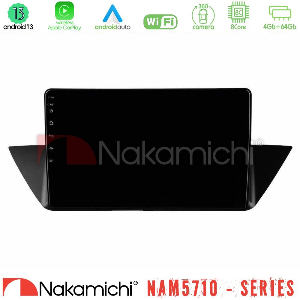 Nakamichi NAM5710 Series 8Core Android13 4+64GB  BMW Χ1 E84 Navigation Multimedia Tablet 10"