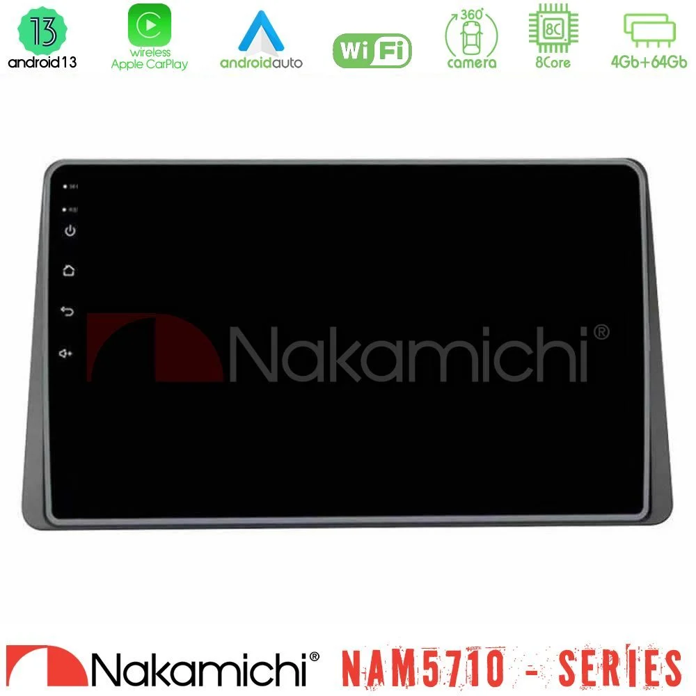 Nakamichi NAM5710 Series 8Core Android13 4+64GB  Dacia Duster 2019-> Navigation Multimedia Tablet 10"