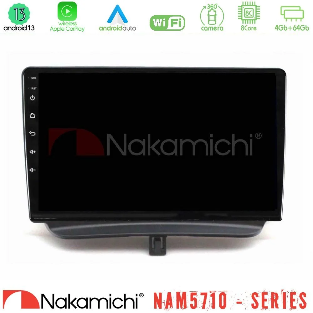Nakamichi NAM5710 Series 8Core Android13 4+64GB  Ford Courier 2015-2023 Navigation Multimedia Tablet 9"