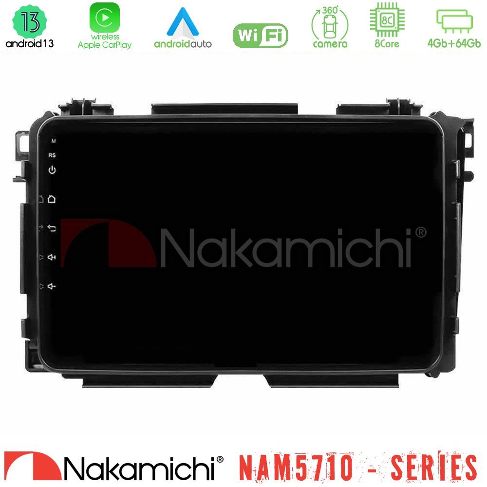 Nakamichi NAM5710 Series 8Core Android13 4+64GB  Honda HR-V Navigation Multimedia Tablet 9"