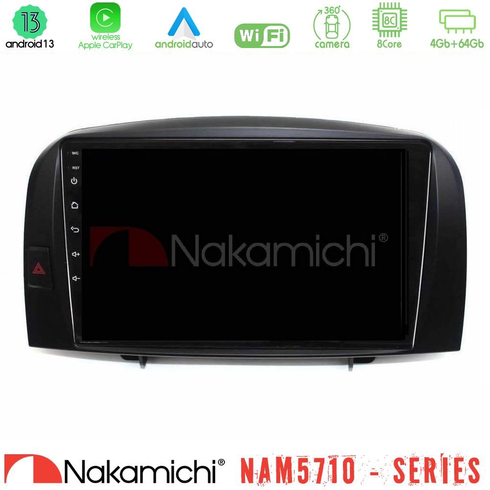 Nakamichi NAM5710 Series 8Core Android13 4+64GB Hyundai Sonata 2005-2009 Navigation Multimedia Tablet 10"