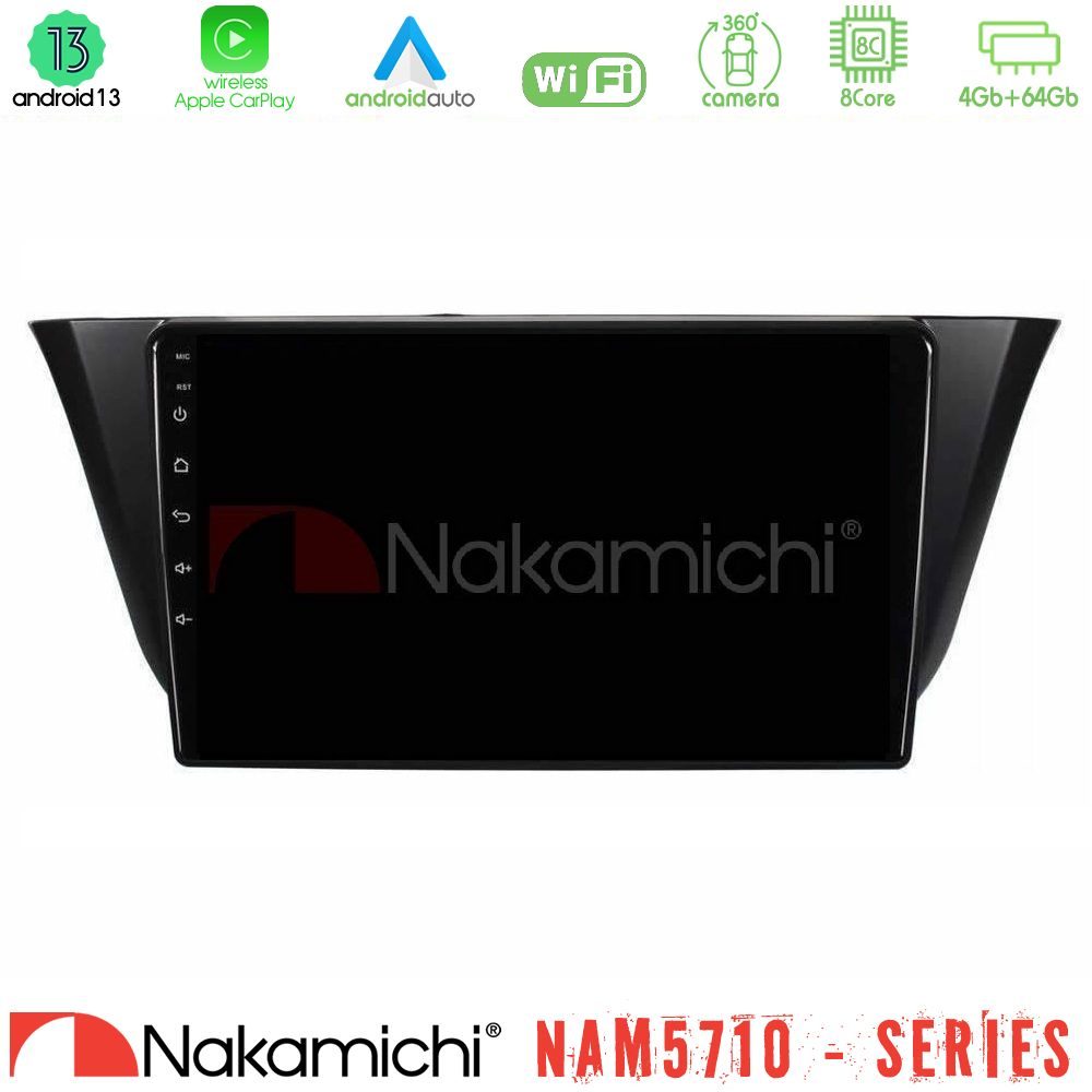 Nakamichi NAM5710 Series 8Core Android13 4+64GB Iveco Daily 2014-2025 Navigation Multimedia Tablet 9"