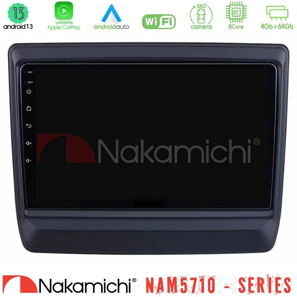 Nakamichi NAM5710 Series 8Core Android13 4+64GB  Isuzu D-MAX 2020-2023 Navigation Multimedia Tablet 9"