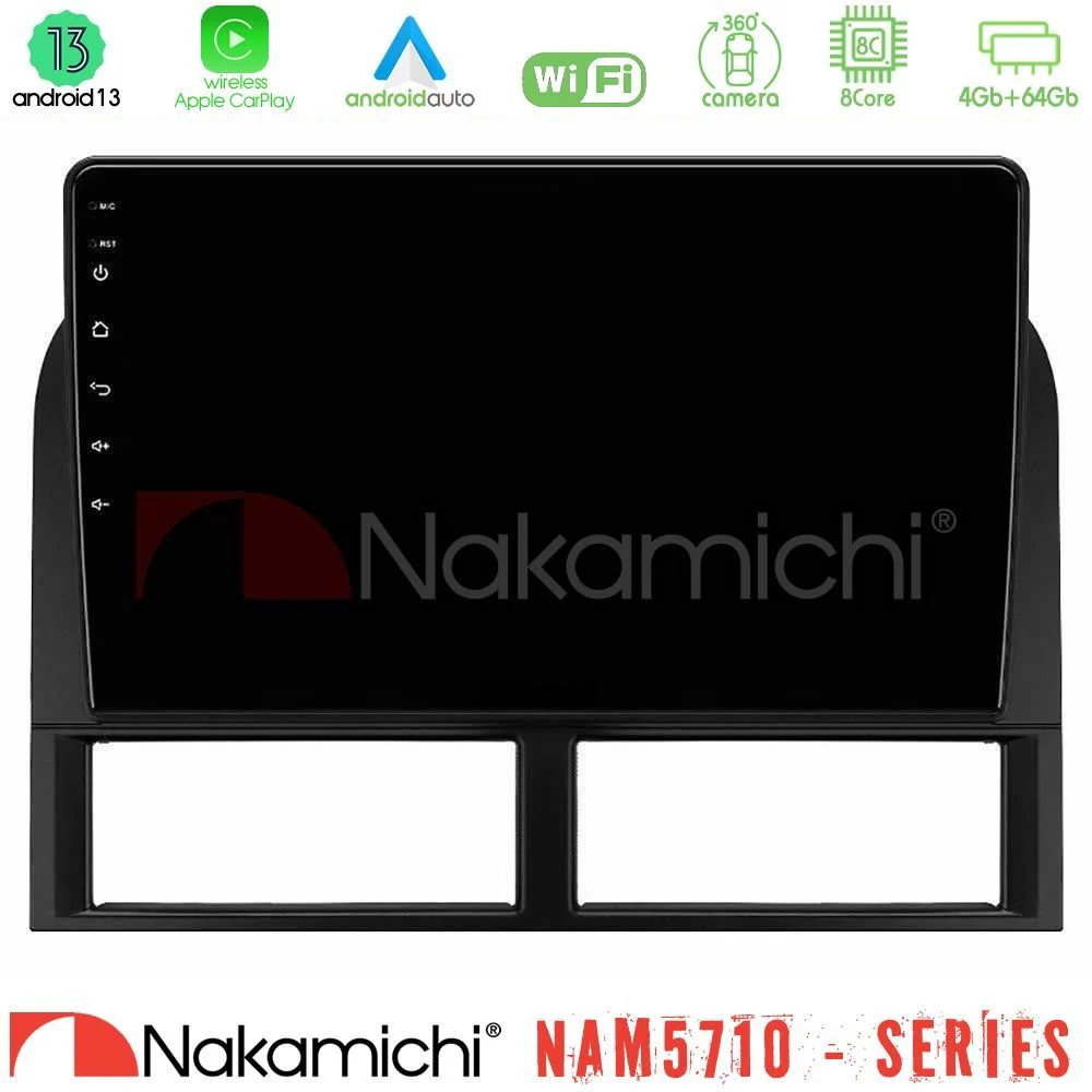 Nakamichi NAM5710 Series 8Core Android13 4+64GB  Jeep Grand Cherokee 1999-2004 Navigation Multimedia Tablet 9"