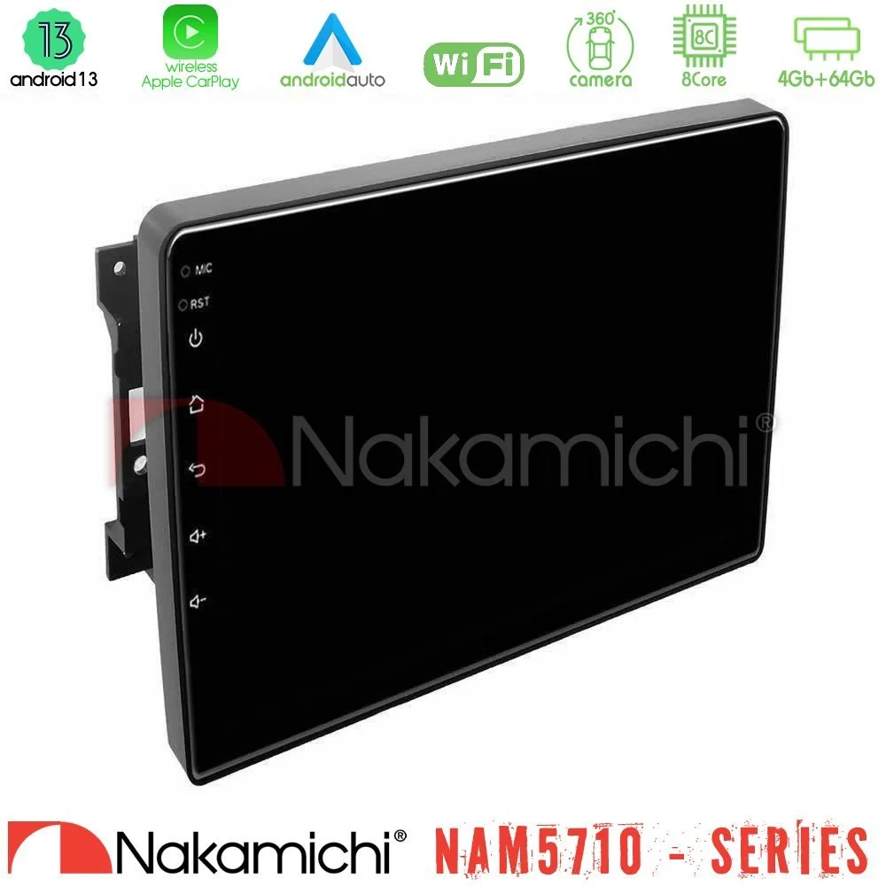 Nakamichi NAM5710 Series 8Core Android13 4+64GB Chrysler / Dodge / Jeep Navigation Multimedia Tablet 10"