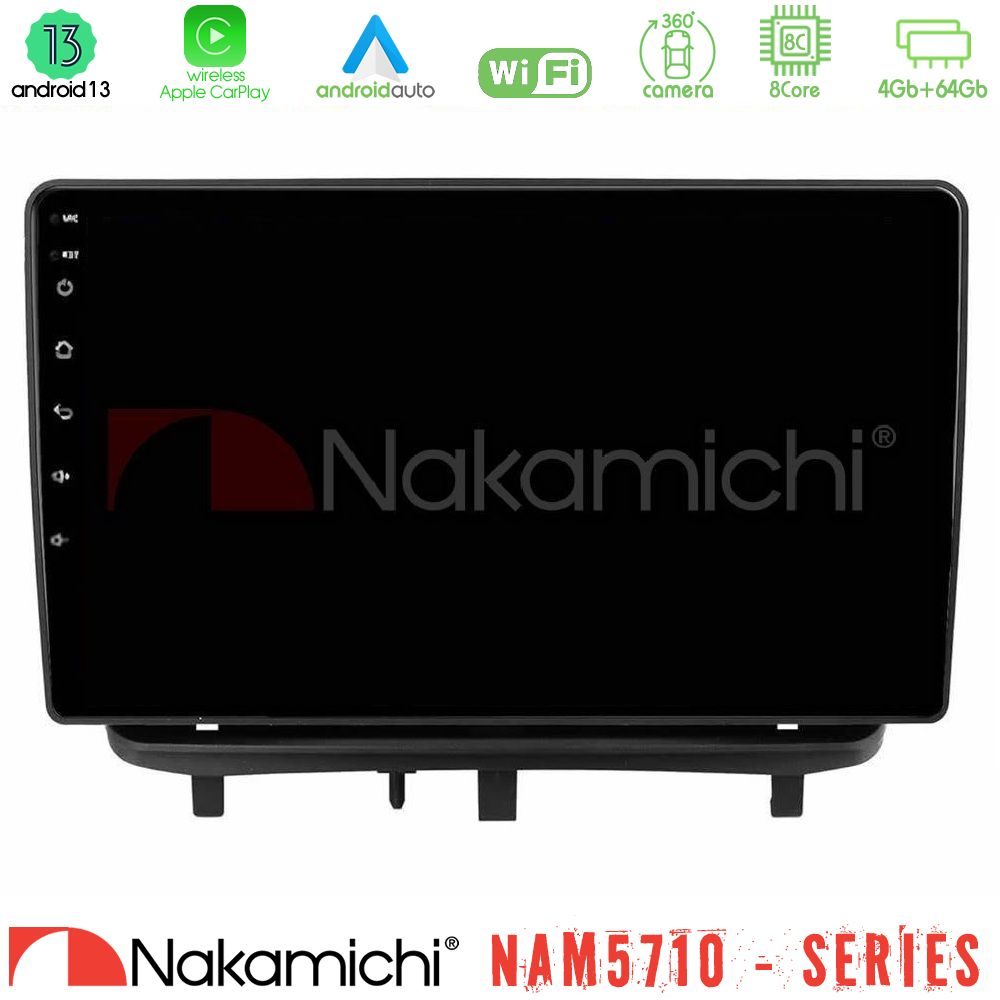 Nakamichi NAM5710 Series 8Core Android13 4+64GB Opel Corsa D 2006-2014 Navigation Multimedia Tablet 9"