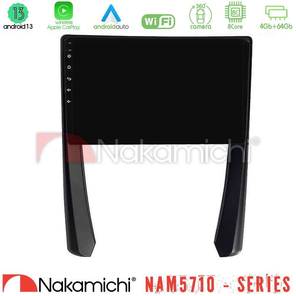 Nakamichi NAM5710 Series 8Core Android13 4+64GB  Porsche 911/Cayman/Boxster Navigation Multimedia Tablet 9"