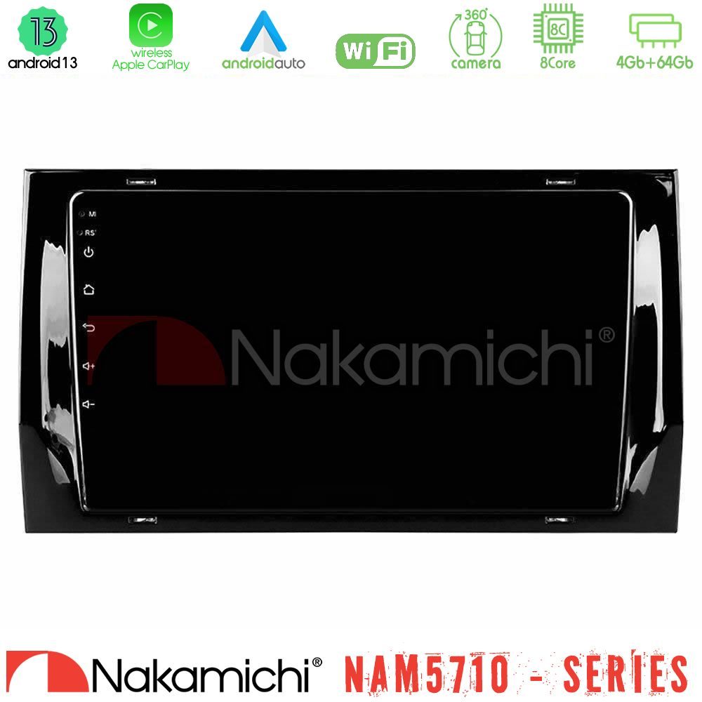 Nakamichi NAM5710 Series 8Core Android13 4+64GB Skoda Kodiaq 2017-> Navigation Multimedia Tablet 10"