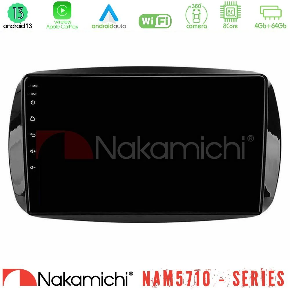 Nakamichi NAM5710 Series 8Core Android13 4+64GB Smart 453 Navigation Multimedia Tablet 9"