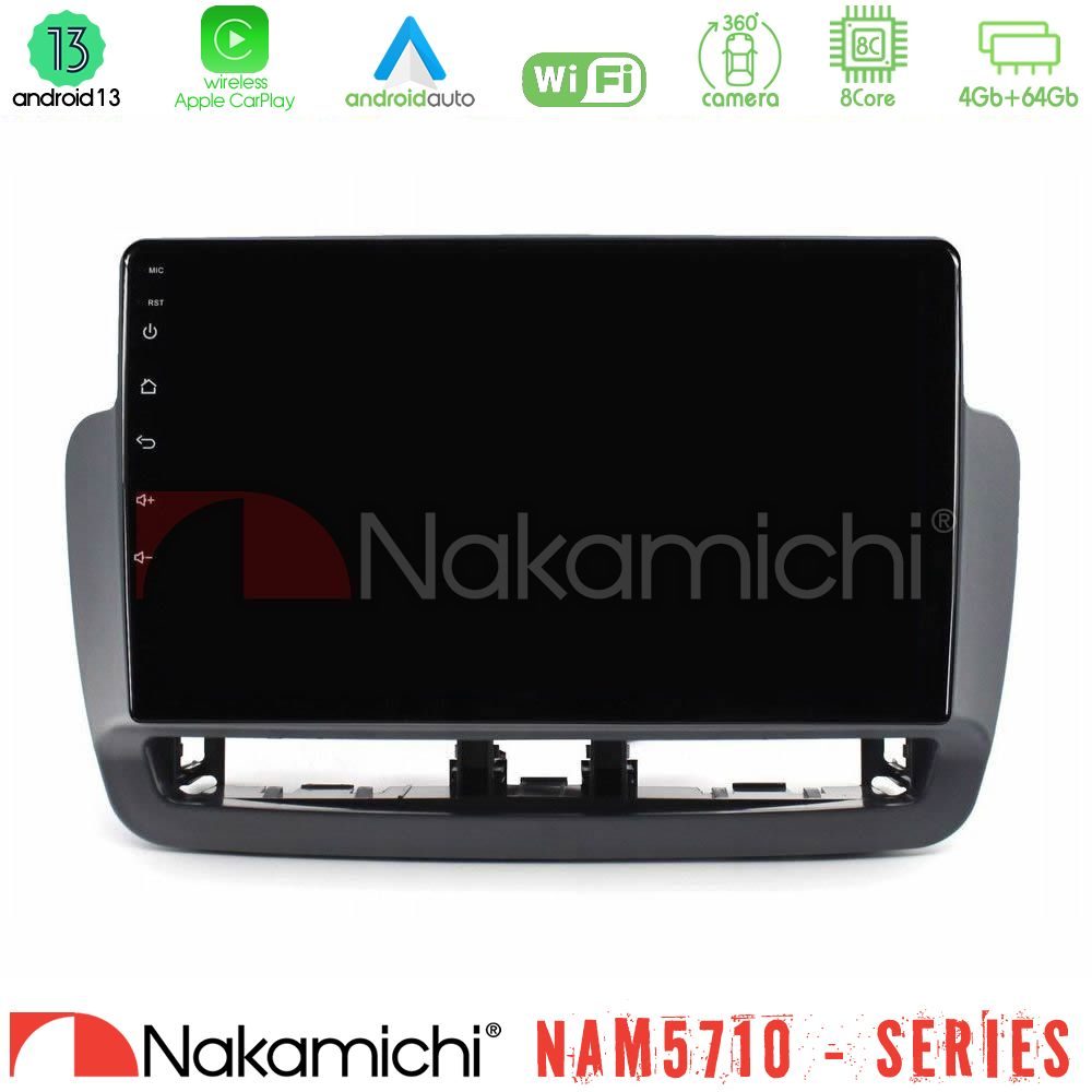 Nakamichi NAM5710 Series 8Core Android13 4+64GB Seat Ibiza 2012-2015 Navigation Multimedia Tablet 9"