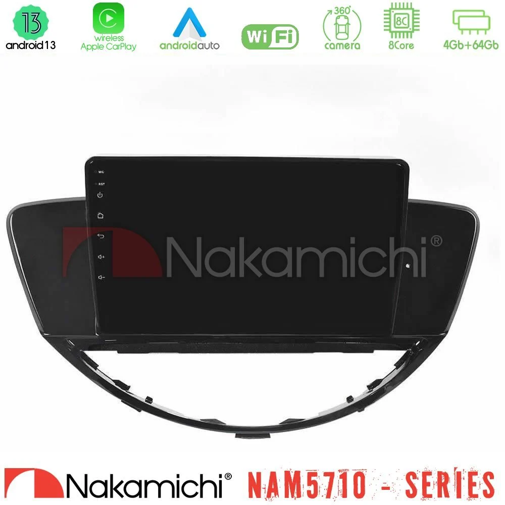 Nakamichi NAM5710 Series 8Core Android13 4+64GB Subaru Tribeca 2007-2014 Navigation Multimedia Tablet 9"