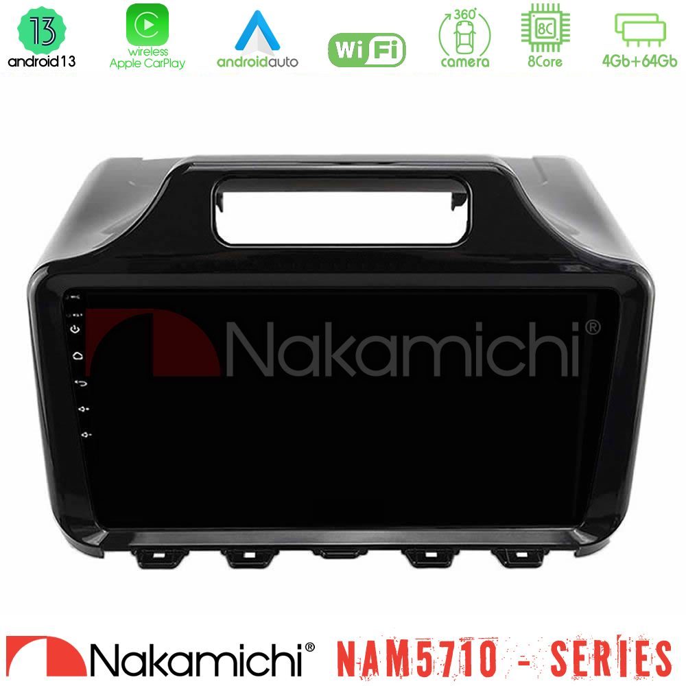 Nakamichi NAM5710 Series 8Core Android13 4+64GB  Toyota iQ 2008 – 2015 Navigation Multimedia Tablet 9"