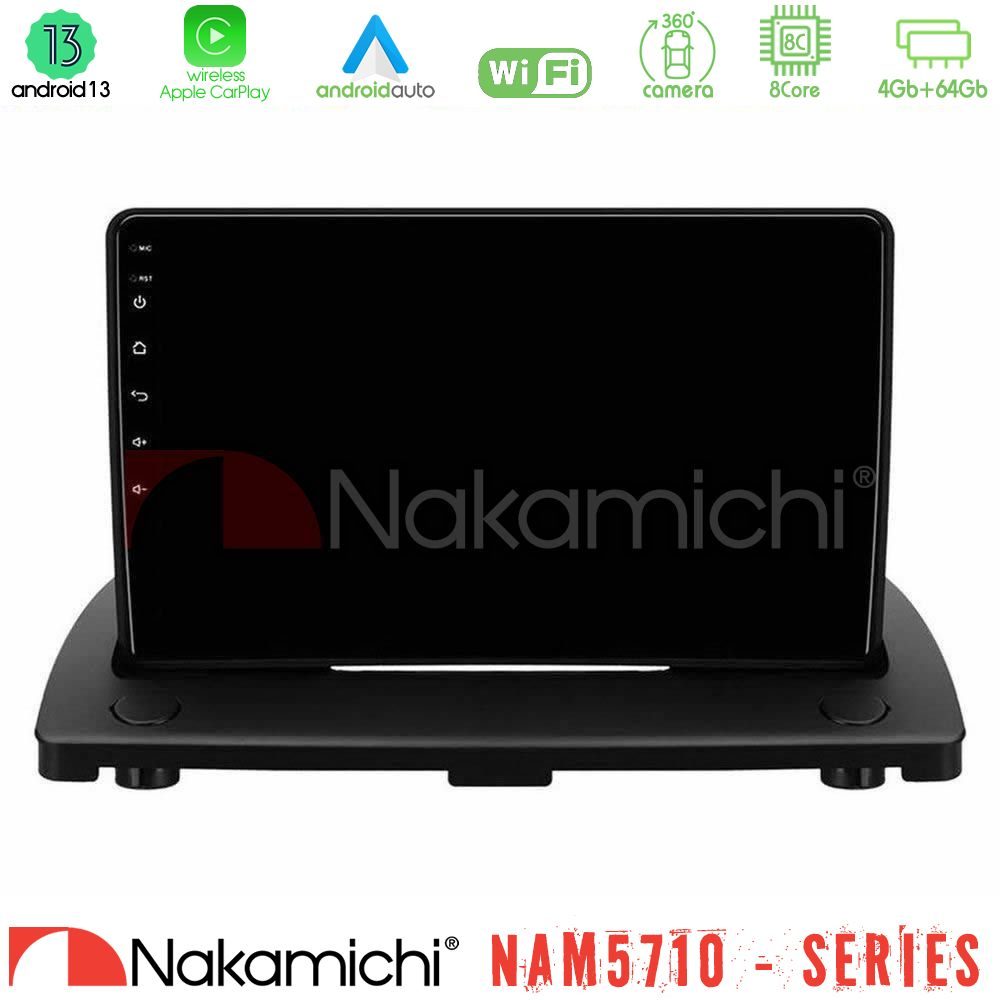Nakamichi NAM5710 Series 8Core Android13 4+64GB  Volvo XC90 2006-2014 Navigation Multimedia Tablet 9"
