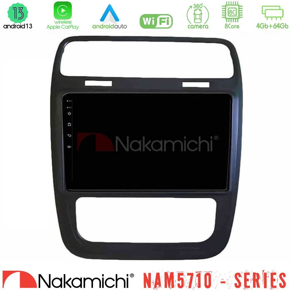 Nakamichi NAM5710 Series 8Core Android13 4+64GB VW Scirocco 2014 – 2017 Navigation Multimedia Tablet 9"