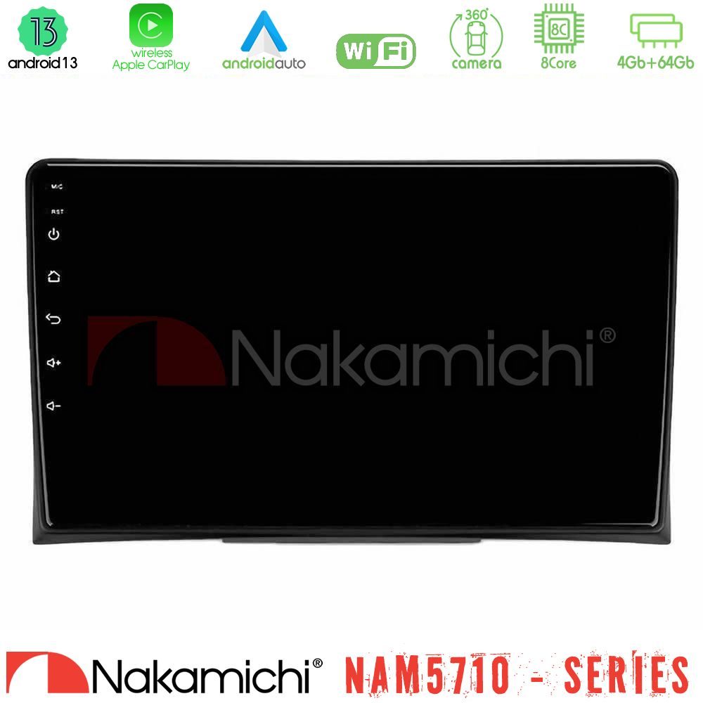 Nakamichi NAM5710 Series 8Core Android13 4+64GB  VW Transporter 2003-2015 Navigation Multimedia Tablet 9"
