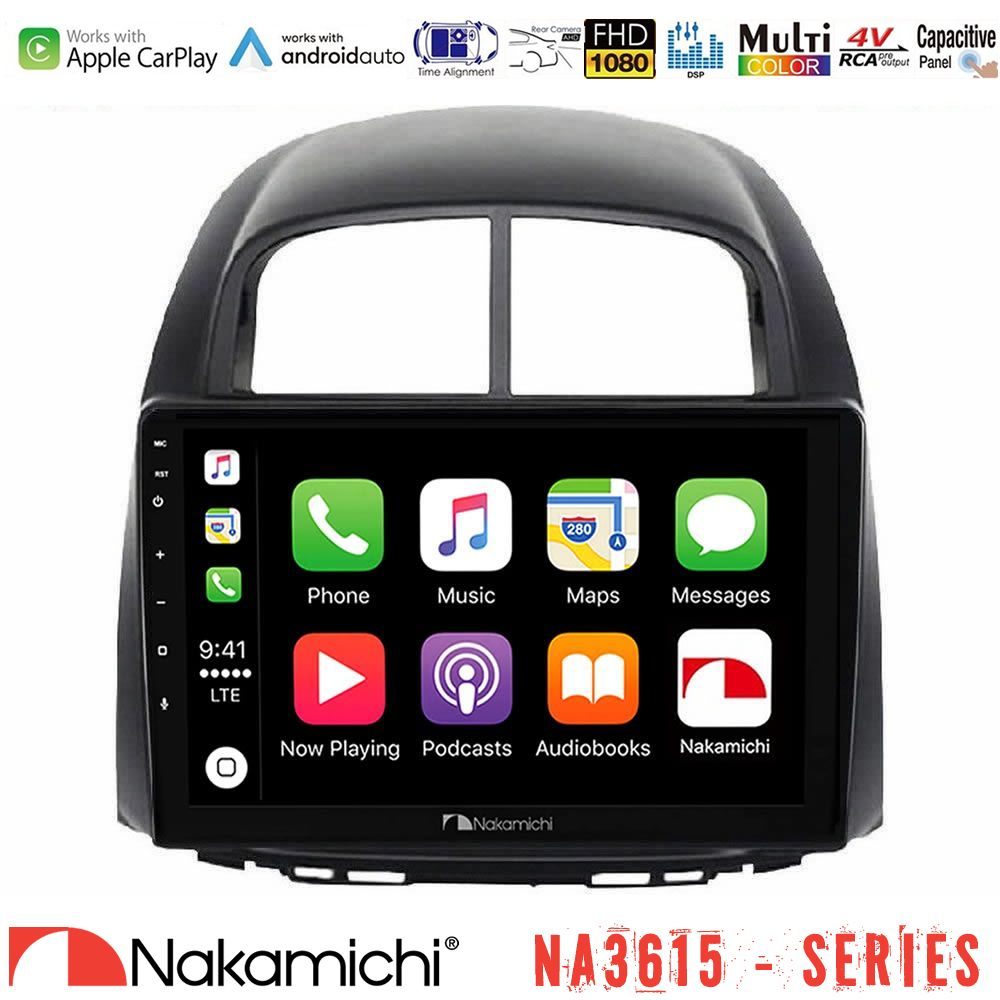 Nakamichi NA3615 Series Με Wireless Carplay & Android Auto  Daihatsu Sirion/Subaru Justy Media Station Tablet 9"