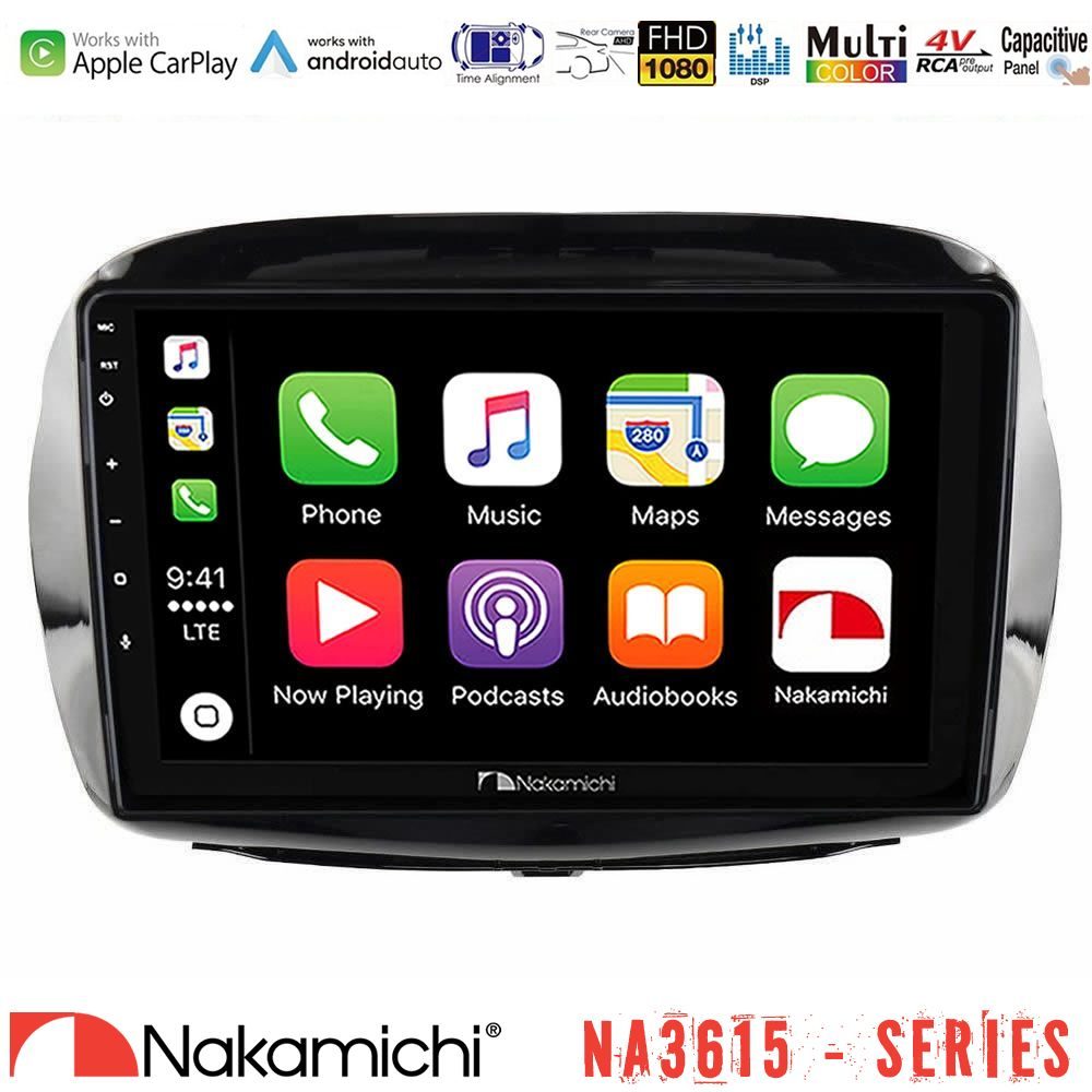 Nakamichi NA3615 Series Με Wireless Carplay & Android Auto Honda FR-V 2004-2009 Media Station Tablet 9"