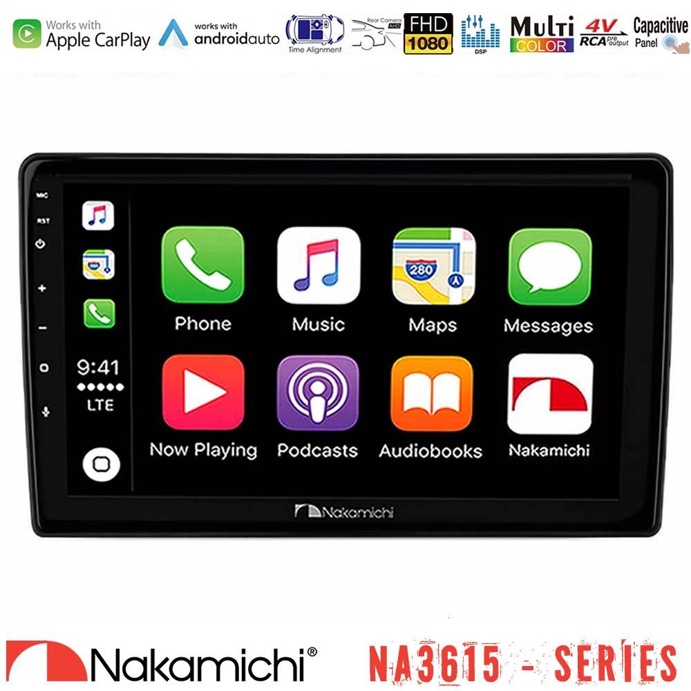 Nakamichi NA3615 Series Με Wireless Carplay & Android Auto Hyundai H1 2009-2015 Media Station Tablet 9"