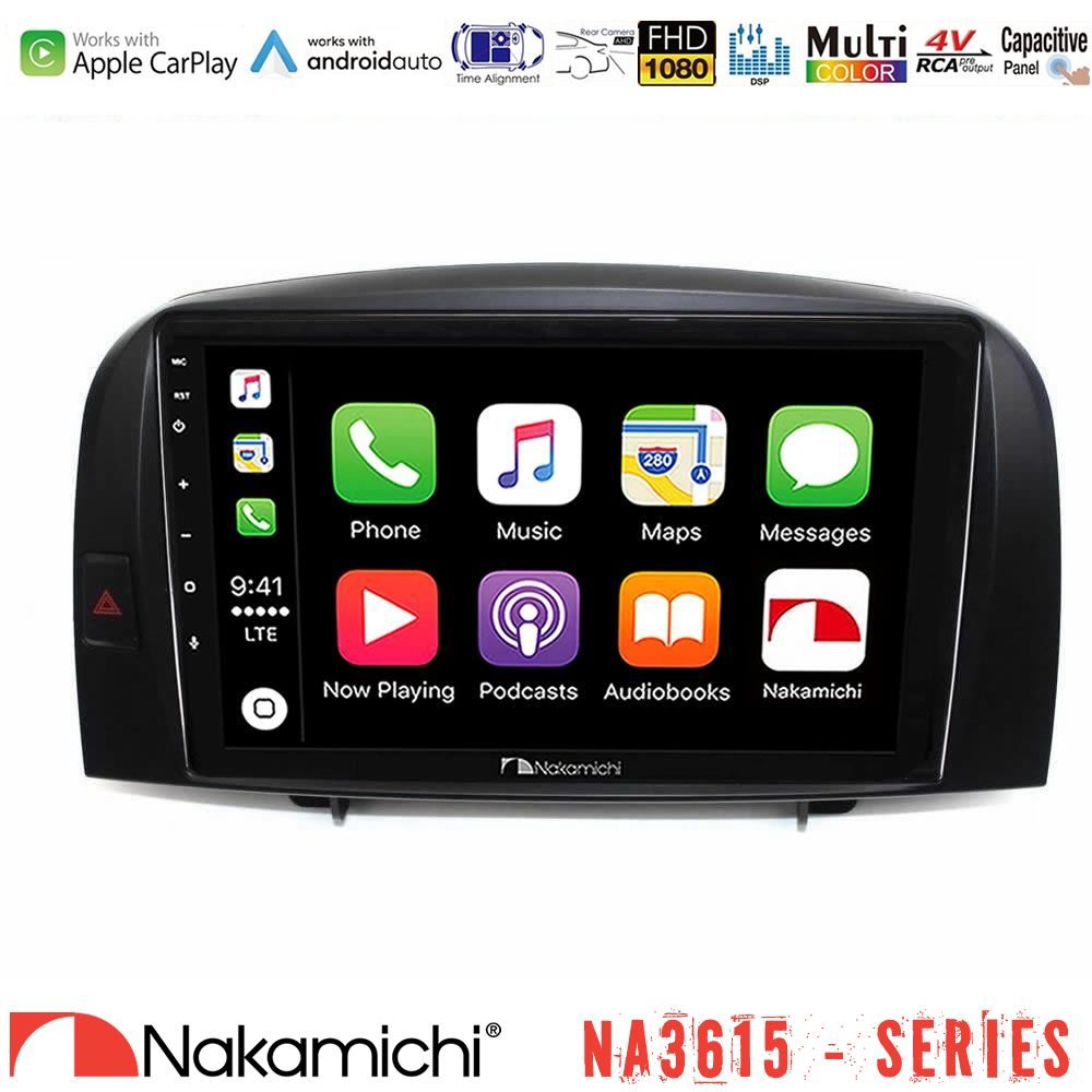 Nakamichi NA3615 Series Με Wireless Carplay & Android Auto Hyundai Sonata 2005-2009 Media Station Tablet 9"