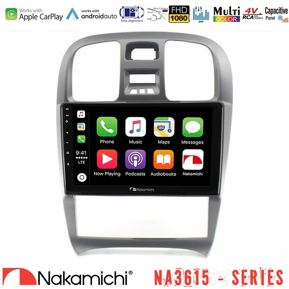 Nakamichi NA3615 Series Με Wireless Carplay & Android Auto Hyundai Sonata 2001-2005 Media Station Tablet 9"