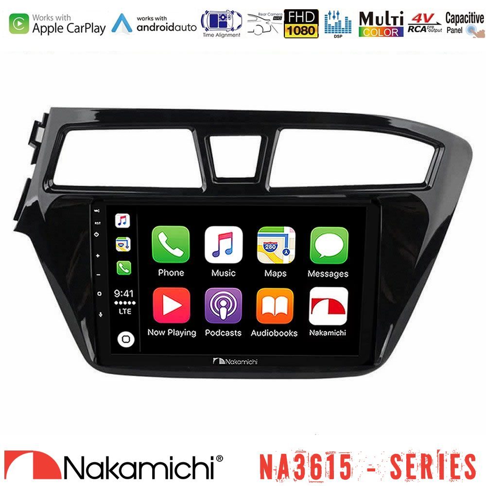 Nakamichi NA3615 Series Με Wireless Carplay & Android Auto Hyundai i20 2014-2018 Media Station Tablet 9"