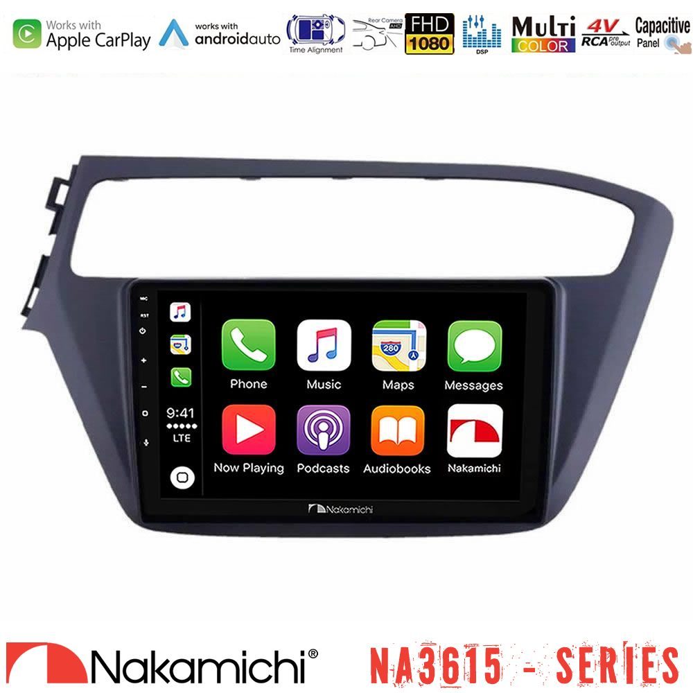 Nakamichi NA3615 Series Με Wireless Carplay & Android Auto Hyundai i20 2018-2020 Media Station Tablet 9"