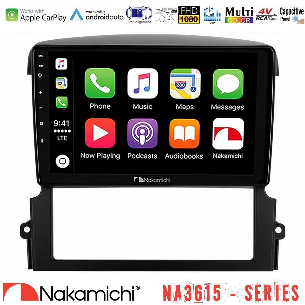 Nakamichi NA3615 Series Με Wireless Carplay & Android Auto Kia Sorento Media Station Tablet 9"