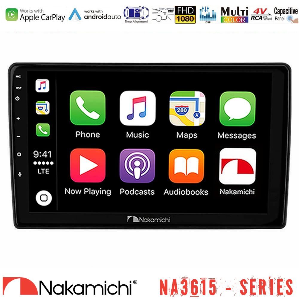 Nakamichi NA3615 Series Με Wireless Carplay & Android Auto  Kia Ceed 2007-2009 Media Station Tablet 9"