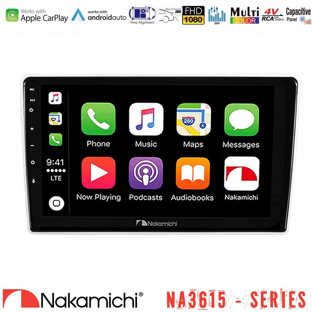 Nakamichi NA3615 Series Με Wireless Carplay & Android Auto  Kia Sportage 2005-2008 Media Station Tablet 9"