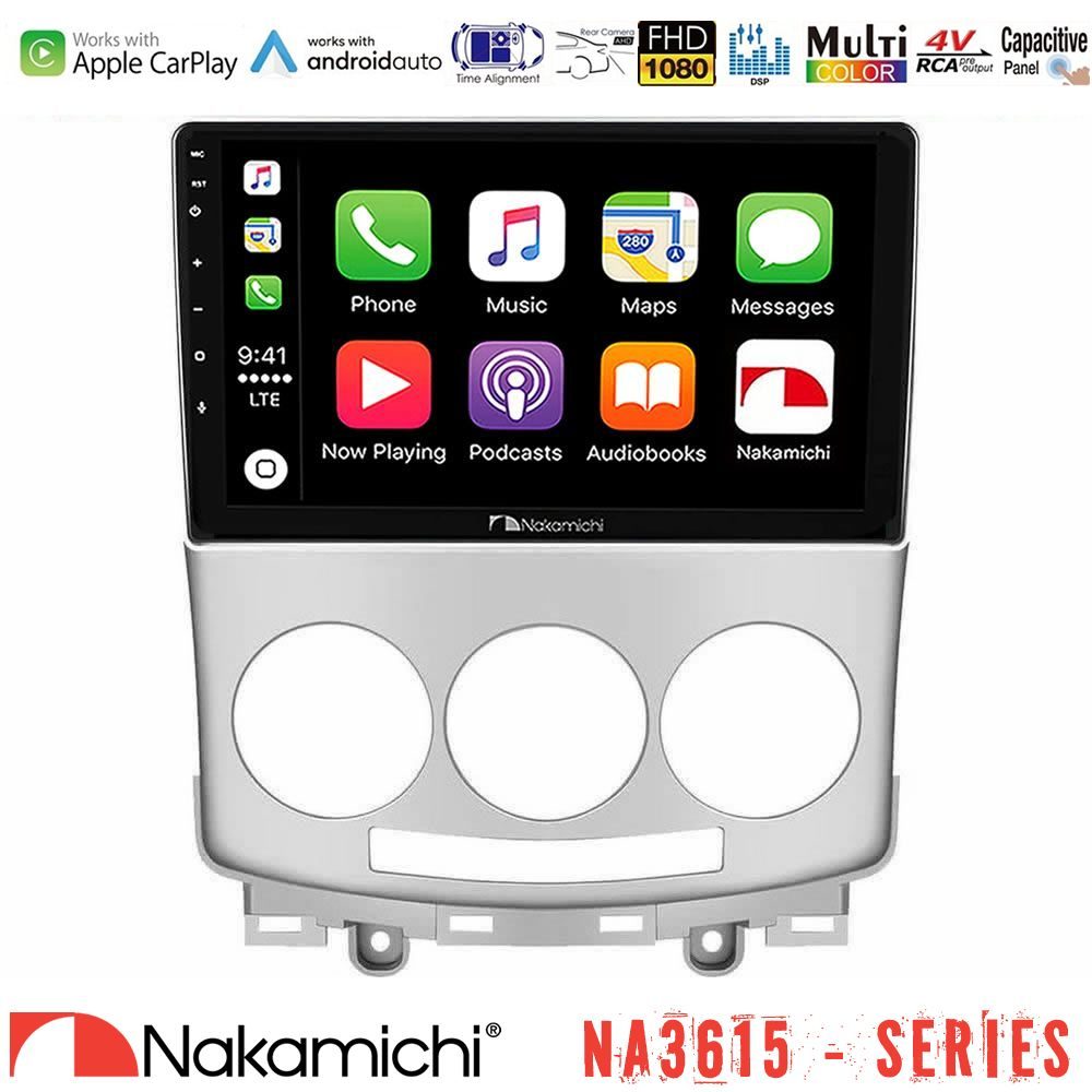 Nakamichi NA3615 Series Με Wireless Carplay & Android Auto Mazda 5 2004-2010 Media Station Tablet 9"