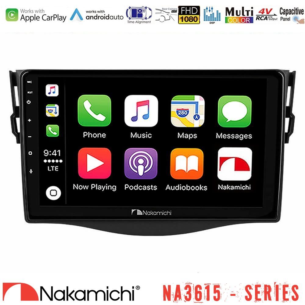 Nakamichi NA3615 Series Με Wireless Carplay & Android Auto Toyota RAV4 Media Station Tablet 9"
