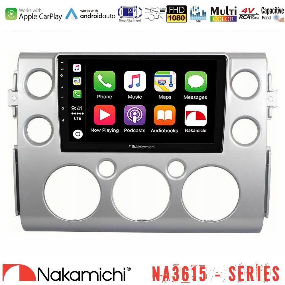 Nakamichi NA3615 Series Με Wireless Carplay & Android Auto Toyota FJ 2007-2014 Media Station Tablet 9"